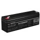 Μπαταρία μολύβδου NOD LAB 12V 2.4AH 14.4V-15V F5 < 0.72A ιδανική για UPS