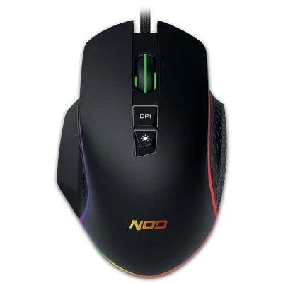 Ενσύρματο RGB gaming mouse NOD RUN AMOK 6400 DPI με οπτικό αισθητήρα υψηλής ακρίβειας