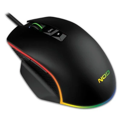 Ενσύρματο RGB gaming mouse NOD RUN AMOK 6400 DPI με οπτικό αισθητήρα υψηλής ακρίβειας