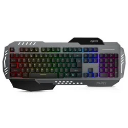 Ενσύρματο gaming πληκτρολόγιοNOD FURY με RGB LED οπίσθιο φωτισμό επιφάνεια από αλουμίνιο & palm rest