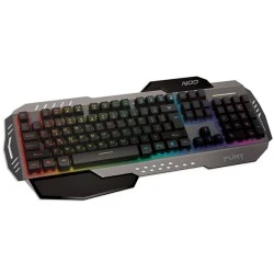 Ενσύρματο gaming πληκτρολόγιοNOD FURY με RGB LED οπίσθιο φωτισμό επιφάνεια από αλουμίνιο & palm rest
