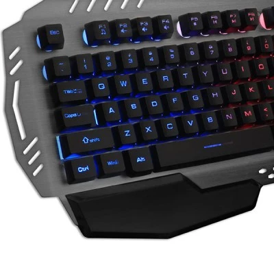 Ενσύρματο gaming πληκτρολόγιοNOD FURY με RGB LED οπίσθιο φωτισμό επιφάνεια από αλουμίνιο & palm rest