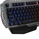 Ενσύρματο gaming πληκτρολόγιοNOD FURY με RGB LED οπίσθιο φωτισμό επιφάνεια από αλουμίνιο & palm rest
