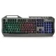 Ενσύρματο gaming πληκτρολόγιο NOD DEFENDER με RGB LED οπίσθιο φωτισμό και επιφάνεια από gun metal
