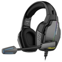 Gaming headset NOD SCREAMAGER με αναδιπλούμενο μικρόφωνο και rainbow RGB LED φωτισμό