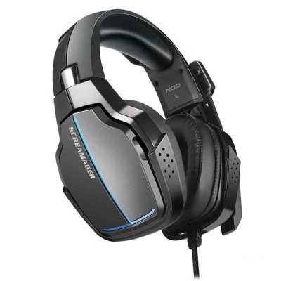 Gaming headset NOD SCREAMAGER με αναδιπλούμενο μικρόφωνο και rainbow RGB LED φωτισμό