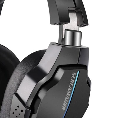 Gaming headset NOD SCREAMAGER με αναδιπλούμενο μικρόφωνο και rainbow RGB LED φωτισμό