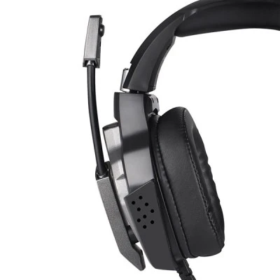Gaming headset NOD SCREAMAGER με αναδιπλούμενο μικρόφωνο και rainbow RGB LED φωτισμό