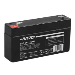 Μπαταρία μολύβδου NOD LAB 6V-1.3AH αδιάλειπτης ισχύος με μεγάλη διάρκεια ζωής