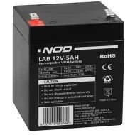 Μπαταρία μολύβδου NOD LAB 12V-5AH αδιάλειπτης ισχύος με χαμηλό βαθμό αυτοεκφόρτισης
