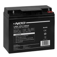 Μπαταρία μολύβδου NOD LAB 12V-18AH μεγάλης διάρκειας ζωής με χαμηλό βαθμό αυτοεκφόρτισης