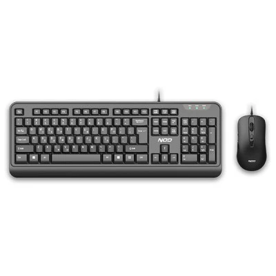 Σετ ενσύρματο πληκτρολόγιο και ποντίκι NOD BUSINESSPRO USB με εργονομικό σχεδιασμό
