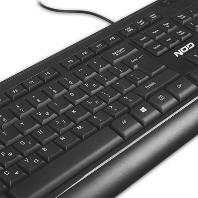 Σετ ενσύρματο πληκτρολόγιο και ποντίκι NOD BUSINESSPRO USB με εργονομικό σχεδιασμό