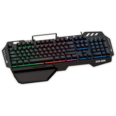 Ενσύρματο gaming πληκτρολόγιο NOD ZERO DARK US με RGB LED οπίσθιο φωτισμό & επιφάνεια από αλουμίνιο