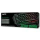 Ενσύρματο gaming πληκτρολόγιο NOD ZERO DARK US με RGB LED οπίσθιο φωτισμό & επιφάνεια από αλουμίνιο