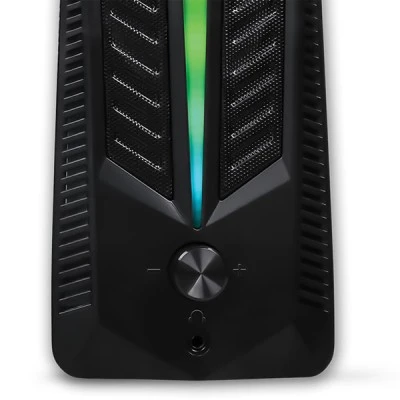 Στερεοφωνικά ηχεία RGB 2.0 16W με ρυθμιζόμενη ένταση ήχου & ενσωματωμένο volume control