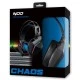 Ακουστικά κεφαλής Gaming NOD CHAOS με εύκαμπτο μικρόφωνο και RGB LED φωτισμό