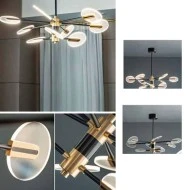 Φωτιστικό Led κρεμαστό 42W με δυνατότητα επιλογής χρώματος φωτισμού 3150lm διάρκειας 25000h
