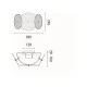 Απλίκα τοίχου GLOW με ντουί 2xE14 max 40W 160x330x180mm χρυσό χρώμα ARTE ILLUMINA Απλίκα τοίχου GLOW με ντουί 2xE14 max 40W 160x330x180mm χρυσό χρώμα ARTE ILLUMINA