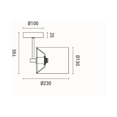 Απλίκα τοίχου υφασμάτινη με ντουί 1xE14 max 15W 195x130x230mm ARTE ILLUMINA VERONA