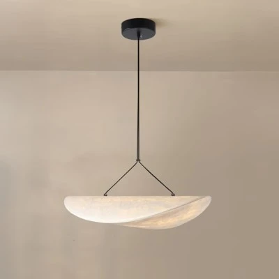 Φωτιστικό Κρεμαστό Tyvek Arte Illumina Nefi Μονόφωτο LED 12W 540Lm 3000K Φ500mm Λευκό