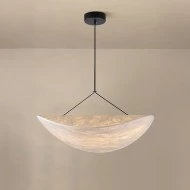 Φωτιστικό Κρεμαστό Tyvek Arte Illumina Nefi Μονόφωτο LED 15W 840Lm 3000K Φ600mm Λευκό