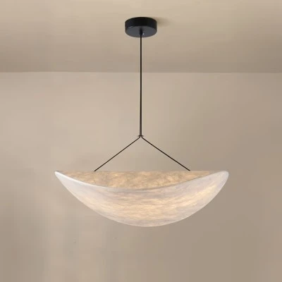 Φωτιστικό Κρεμαστό Tyvek Arte Illumina Nefi Μονόφωτο LED 15W 840Lm 3000K Φ600mm Λευκό