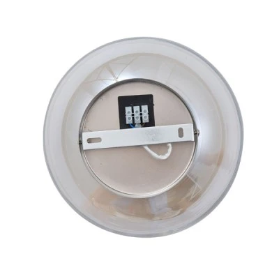 Φωτιστικό πλαφονιέρα από γυαλί με ντουί G9 max 25W 230x230x150mm ασημί ARTE ILLUMINA CLEAR
