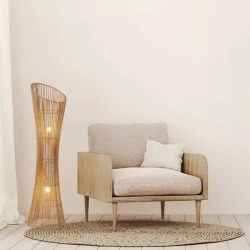 Φωτιστικό επιδαπέδιο BAMBOO με ντουί 1xE27 MAX 40W 295x295x1180mm ARTE ILLUMINA CALYPSO