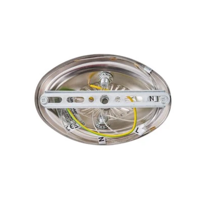 Απλίκα τοίχου μεταλλική με γυαλί ντουί 2x14 max 15W 330x425mm ARTE ILLUMINA KRISTALLO