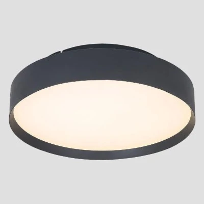 Πλαφονιέρα Led μαύρη 80W θερμό φως 3000k 6800lm 120° Φ800X110 25000h Πλαφονιέρα Led μαύρη 80W θερμό φως 3000k 6800lm 120° Φ800X110 25000h