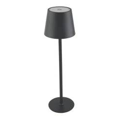 Πορτατίφ Αφής Επαναφορτιζόμενο Arte Illumina Chroma LED 3W 286lm 3CCT (2700-4000-6500K) IP44 Φ110x350mm Μαύρο 