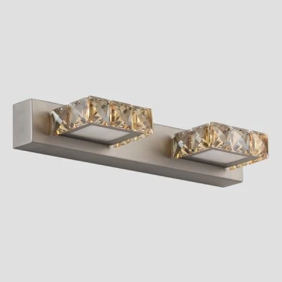 Φωτιστικό μπάνιου Led 6W ενδιάμεσο φως 4000k 360lm 320X50X116 νίκελ διάρκειας 30000h