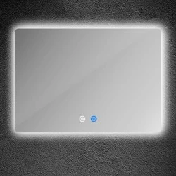 Καθρέπτης Μπάνιου Arte Illumina Nivra Touch LED Dimmable 18W 1440lm 3CCT (3000-4000-6000K) 800x600mm Anti-Fog 