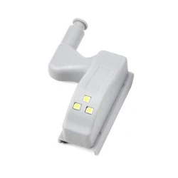 Φωτάκι νυκτός LED με διακόπτη για ντουλάπα (3 LEDS) 0.12W blister 4 τμχ