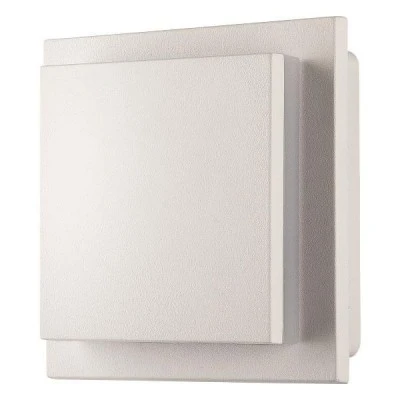 Απλίκα τοίχου κινητή λευκή LED 6W 138x138x57 θερμό φως 3000k εξωτερικού χώρου στεγανή IP54