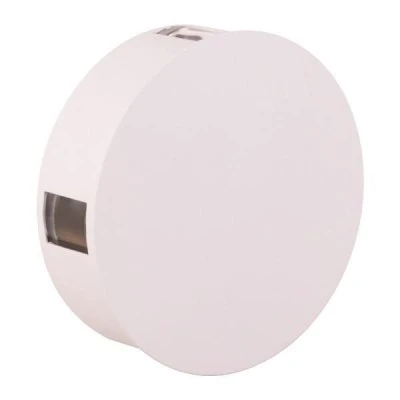 Απλίκα τοίχου στρόγγυλη λευκή led 3x4W Φ140x45 θερμό φως 3000k 230V 720lm IP44 50000h