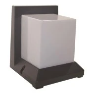Φωτιστικό απλίκα E27 γκρι 160x130x160 εξωτερικού χώρου στεγανό IP54