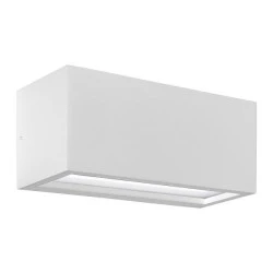 Aπλίκα τοίχου "AMIGO" με ντουί Ε27 διάσταση 250x110x10cm στεγαν΄ή IP54 σε λευκό χρώμα  