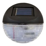 Απλίκα με ηλιακό panel Φ112x40mm θερμό φως 3000k δέσμης 120° διάρκειας 12000h IP44