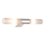 Φωτιστικό μπάνιου σατινέ 2xG9 max. 5w 304x85x60mm από ανοξείδωτο ατσάλι και γυαλί IP20 Φωτιστικό μπάνιου σατινέ 2xG9 max. 5w 304x85x60mm από ανοξείδωτο ατσάλι και γυαλί IP20