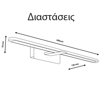 Φωτιστικό σποτ πίνακα 8W θερμό λευκό φως 3000k σατινέ 560lm δέσμης 120° Φωτιστικό σποτ πίνακα 8W θερμό λευκό φως 3000k σατινέ 560lm δέσμης 120°