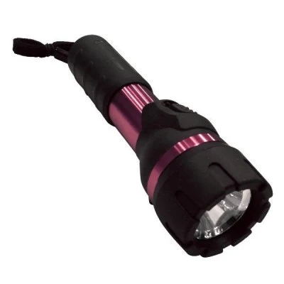Φακός Led μπαταρίας 1W 3V DC 5000-6500k 150lm αδιάβροχος αλουμινίου κόκκινος IP44
