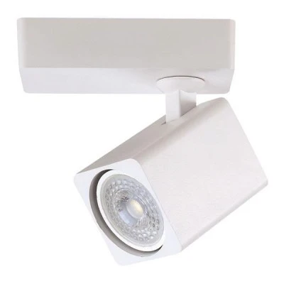 Σποτ τοίχου μονό τετράγωνο GU10 120x60x135mm λευκό αλουμινίου εσωτερικού χώρου IP20