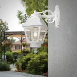 Φωτιστικό τοίχου Fumagalli Bisso Mary 1xE27 225x430mm IP55 λευκό 