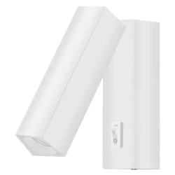 Απλίκα τοίχου Led εξωτερική ALK01 3W θερμό φως 3000k 210lm δέσμης 30° λευκή IP44 50000h