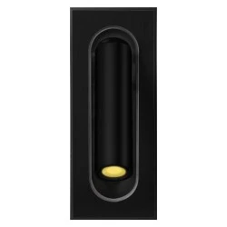 Απλίκα τοίχου χωνευτή Led 3W θερμό φως 3000k Α170 μαύρη θερμό φως 3000k 240lm IP44 50000h Απλίκα τοίχου χωνευτή Led 3W θερμό φως 3000k Α170 μαύρη θερμό φως 3000k 240lm IP44 50000h