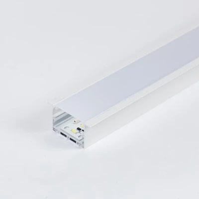 Φωτιστικό χωνευτό γραμμικού τύπου PRO 80cm 29W με ενδιάμεσο φως 4000K 35-40V PVC 50x30mm μαύρο χρώμα