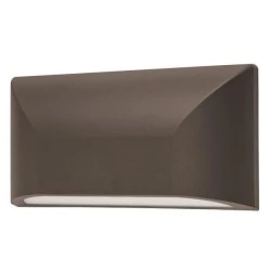 Led slim απλίκα τοίχου 6W 230V θερμό λευκό φως 3000k 300lm γραφίτης στεγανή IP65 εξωτερικού χώρου