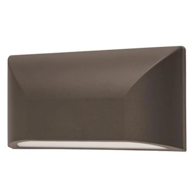 Led slim απλίκα τοίχου 6W 230V θερμό λευκό φως 3000k 300lm γραφίτης στεγανή IP65 εξωτερικού χώρου
